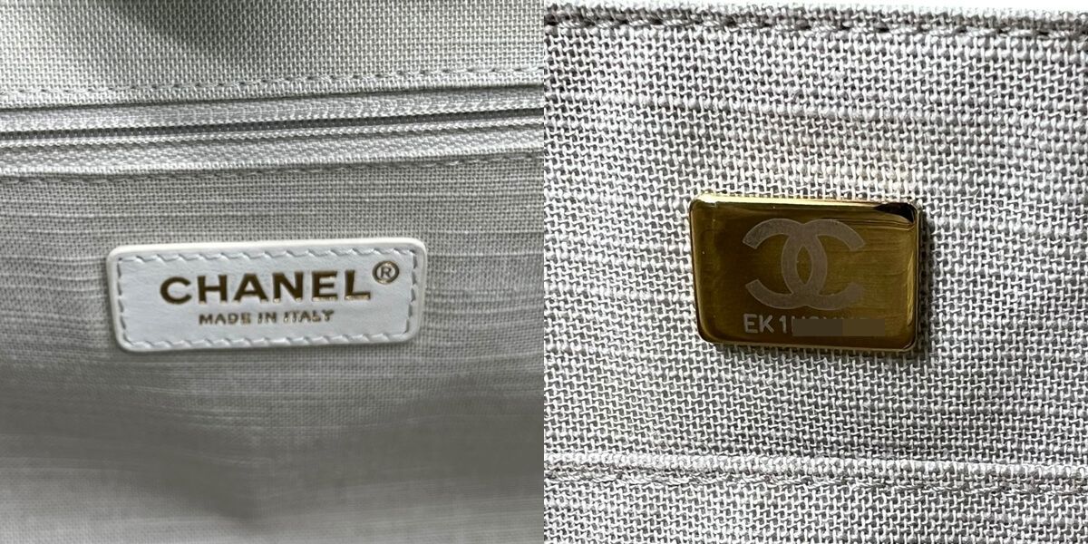【中古】 CHANEL シャネル AS3257 ドーヴィルMM  2Wayトートバッグ  2Way キャンバスxレザー グリーン ゴールド金具 ランダムプレート レディース 25008935 SA CHANEL - 【中古】 CHANEL シャネル AS3257 ドーヴィルMM 2Wayトート
