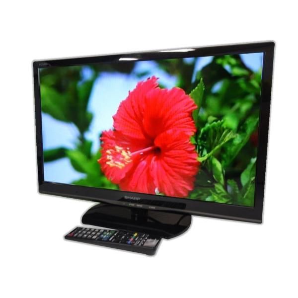 【中古】シャープ 24V型 ハイビジョン 液晶テレビ ブラック AQUOS LC-24K20-B