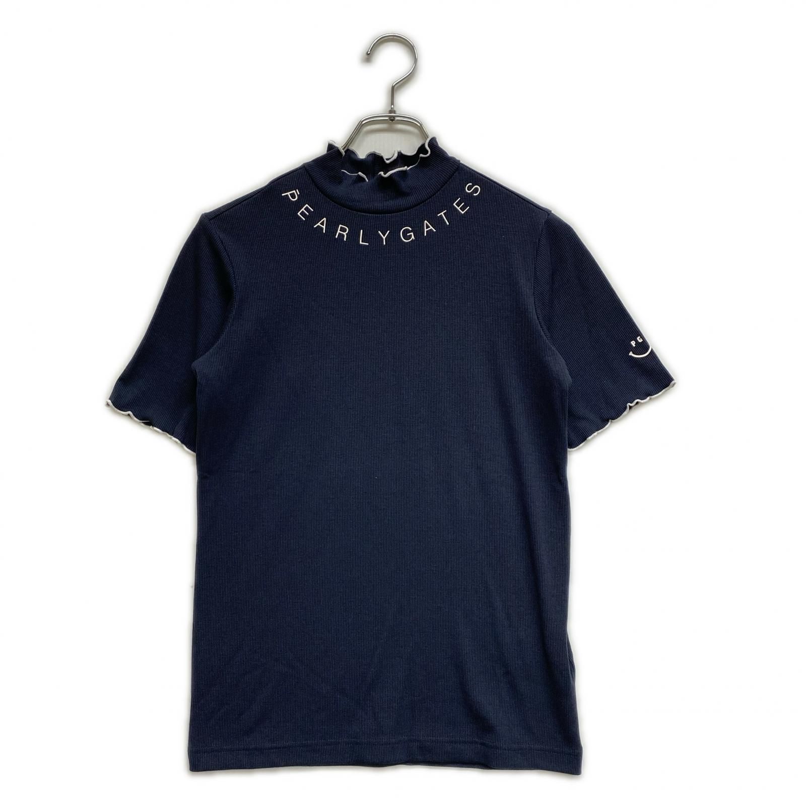 レディース パーリーゲイツ PEARLY GATES 半袖シャツ 1(M) ネイビー 紺 