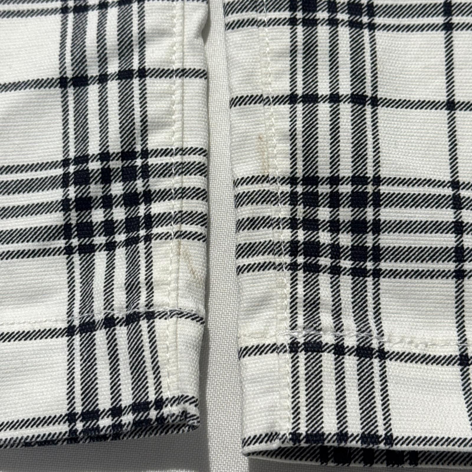 中古 メンズ パーリーゲイツ PEARLY GATES パンツ 3(S) 白×黒 チェック