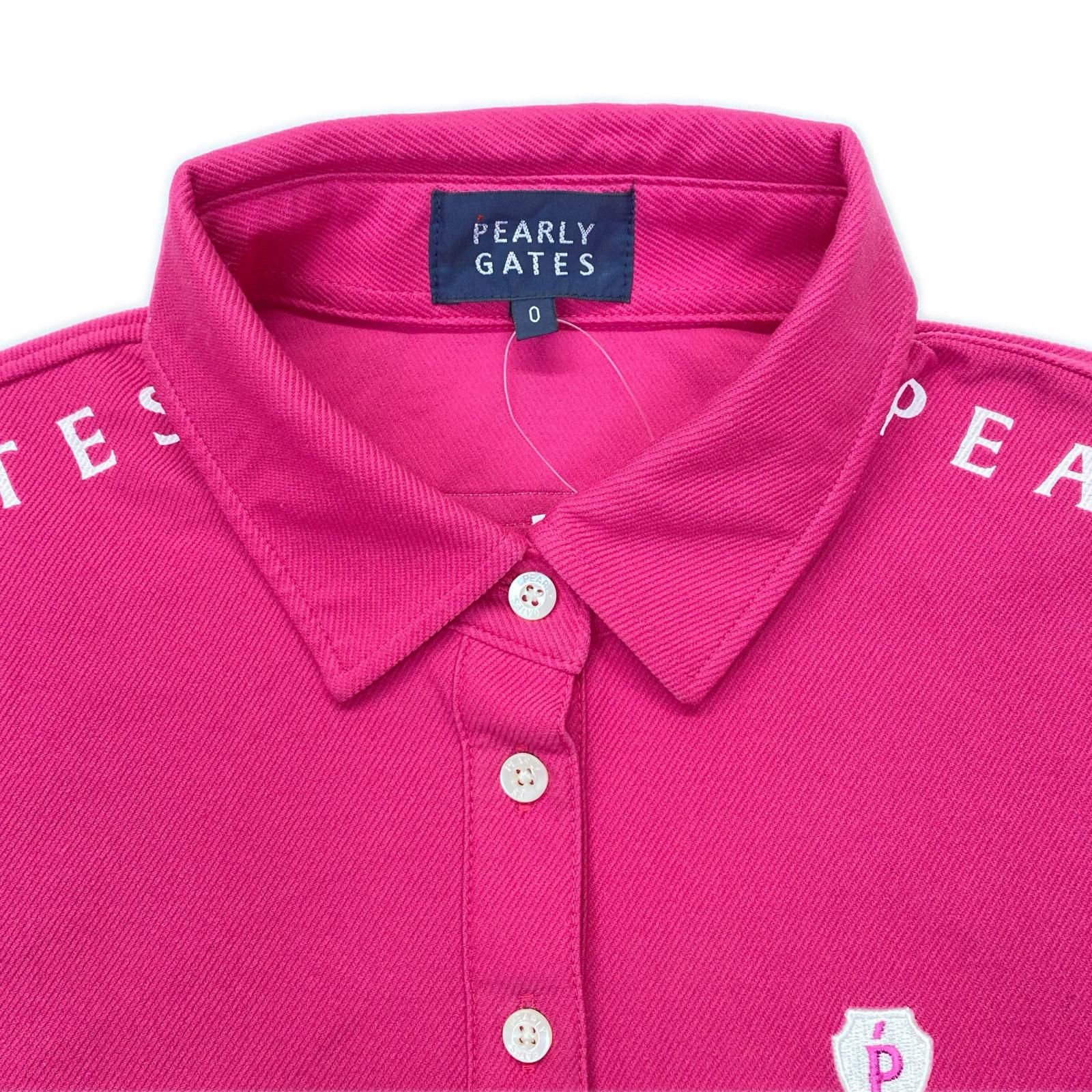 中古 レディース パーリーゲイツ PEARLY GATES 半袖ポロシャツ 0(S