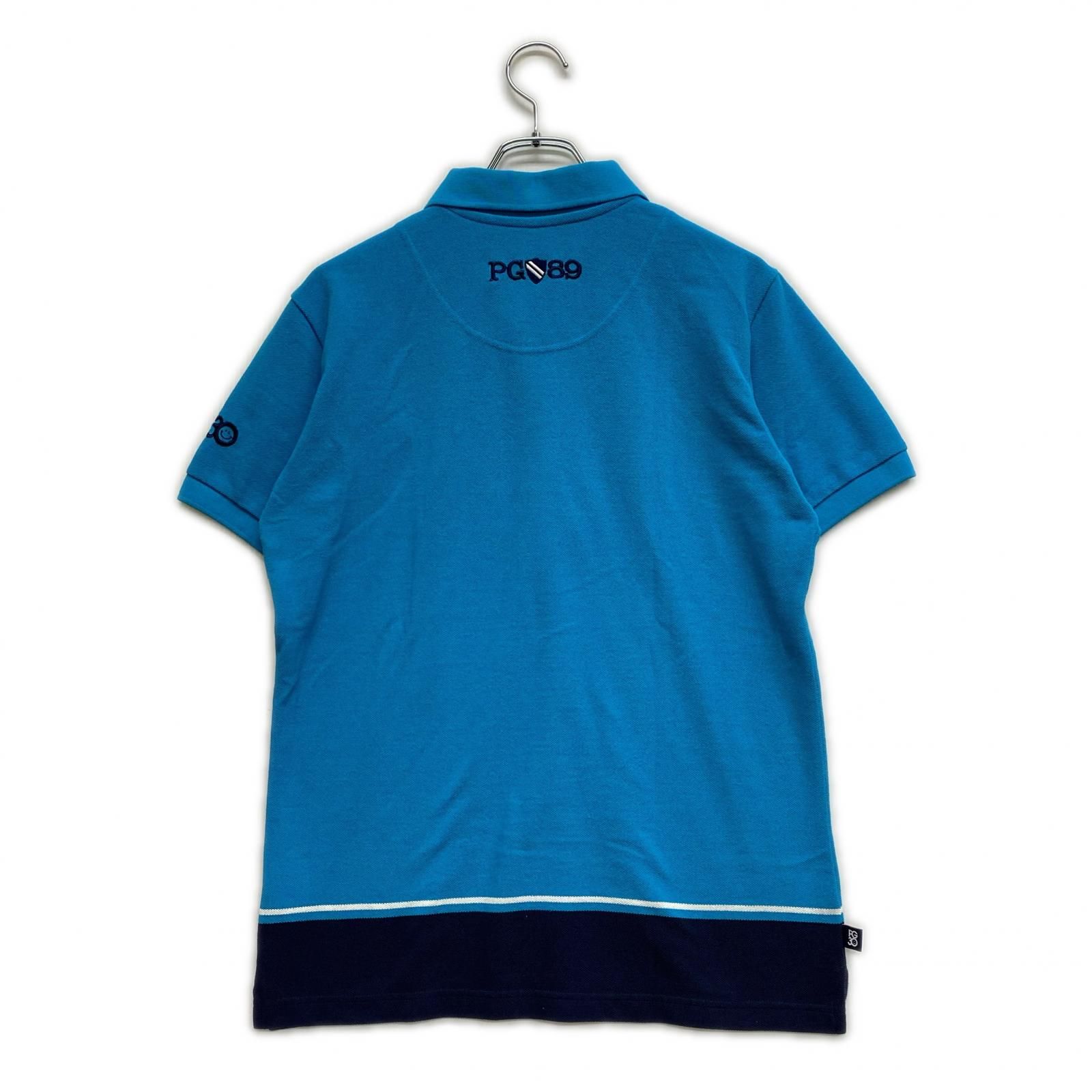 中古 メンズ パーリーゲイツ PEARLY GATES 半袖ポロシャツ 4(M) ブルー
