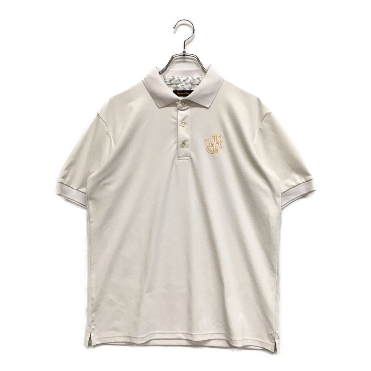 中古 メンズ レザレクション Resurrection 半袖ポロシャツ L 白