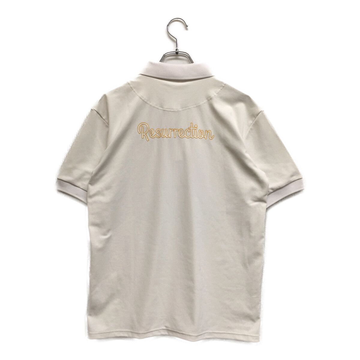 ゴルフ メンズ レザレクション Resurrection 半袖ポロシャツ L 白