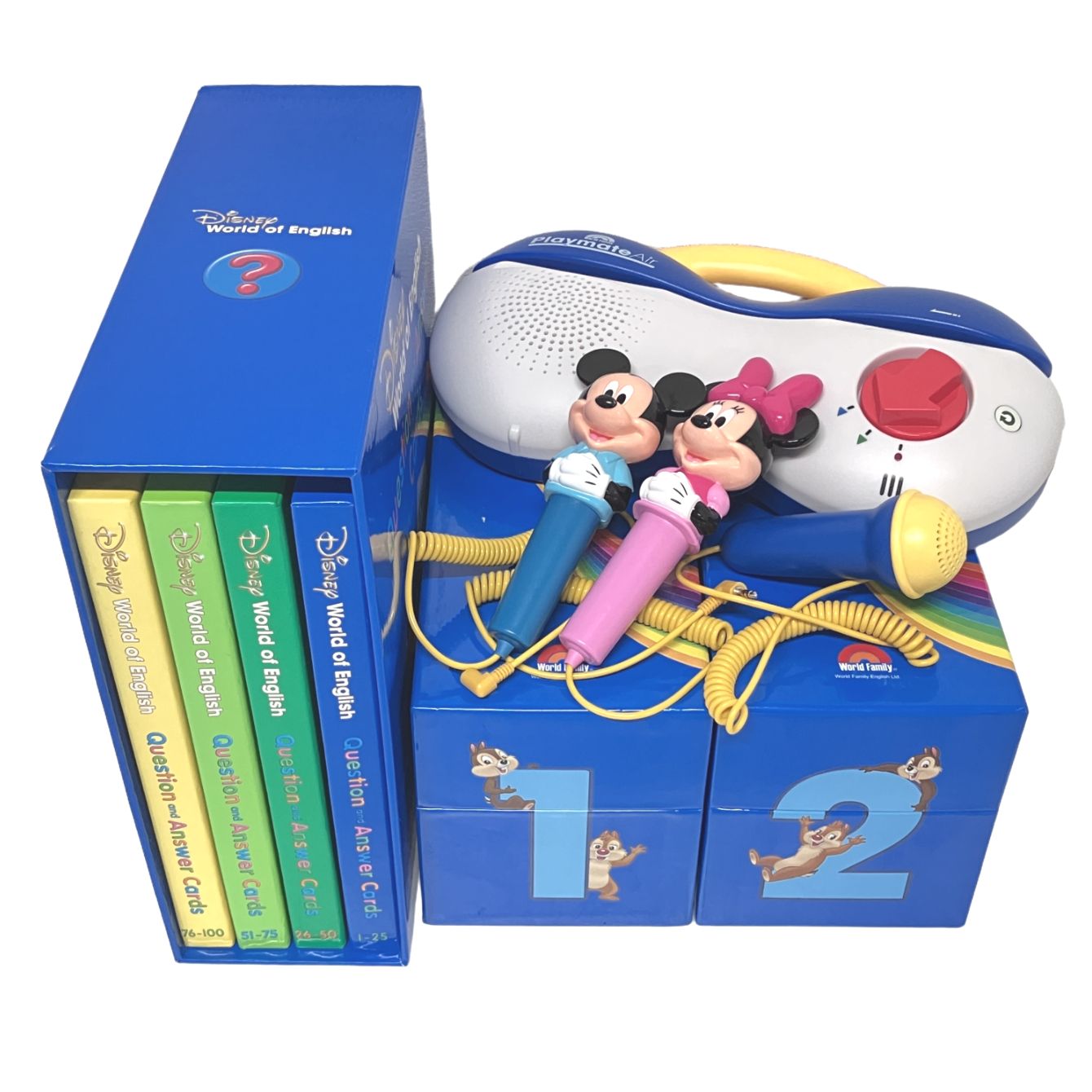 ワールドディズニーイングリッシュ DWE トークアロング Q&Aカード ディズニー ワールド イングリッシュ