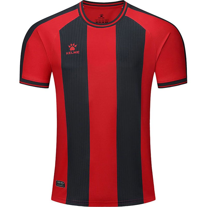 KELME ケレメ バーティカルプラクティスシャツ フットサル プラクティスシャツ (7451zb1795-611)、レッドブラック