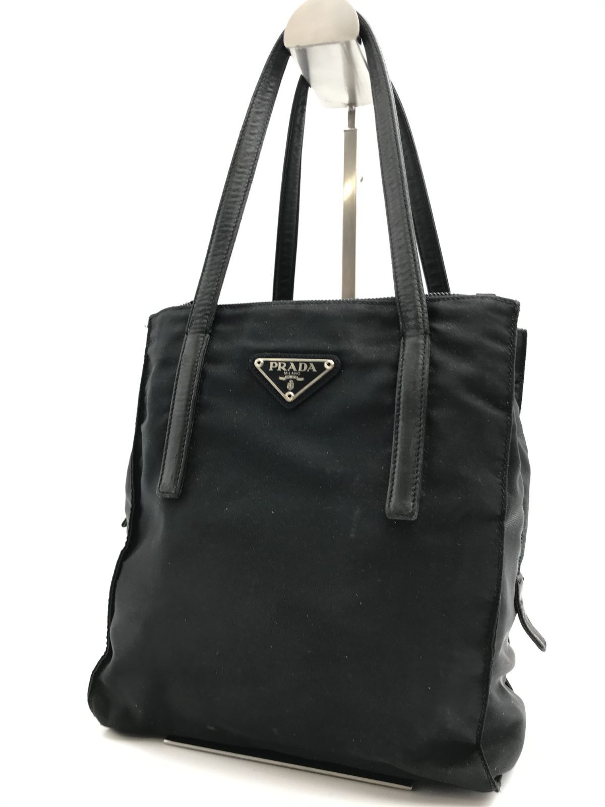 レディース PRADA プラダ ハンドバッグ 三角ロゴ ミニ テスート 
