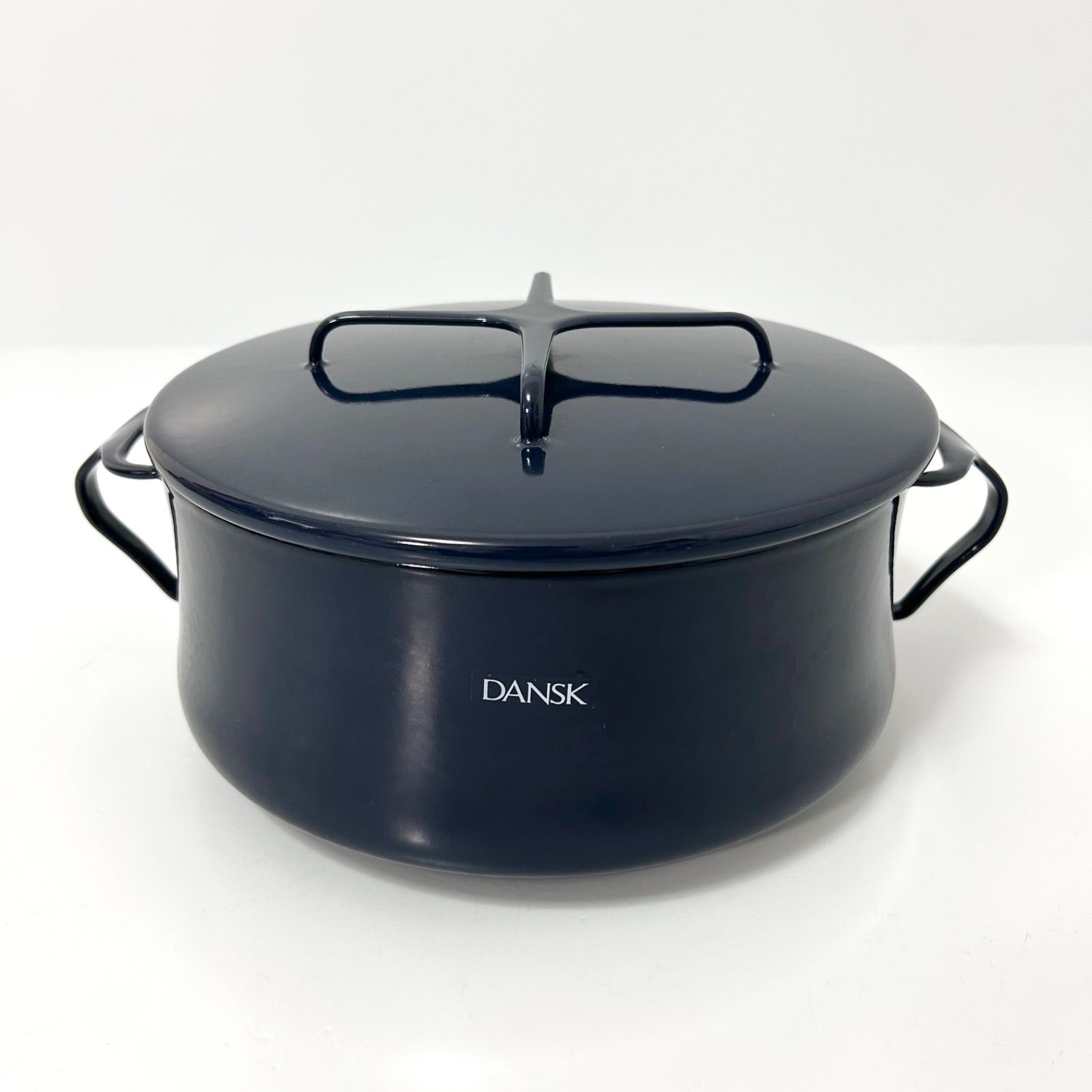 希少 DANSK ダンスク コべンスタイル ミッドナイトブルー 両手鍋 23cm