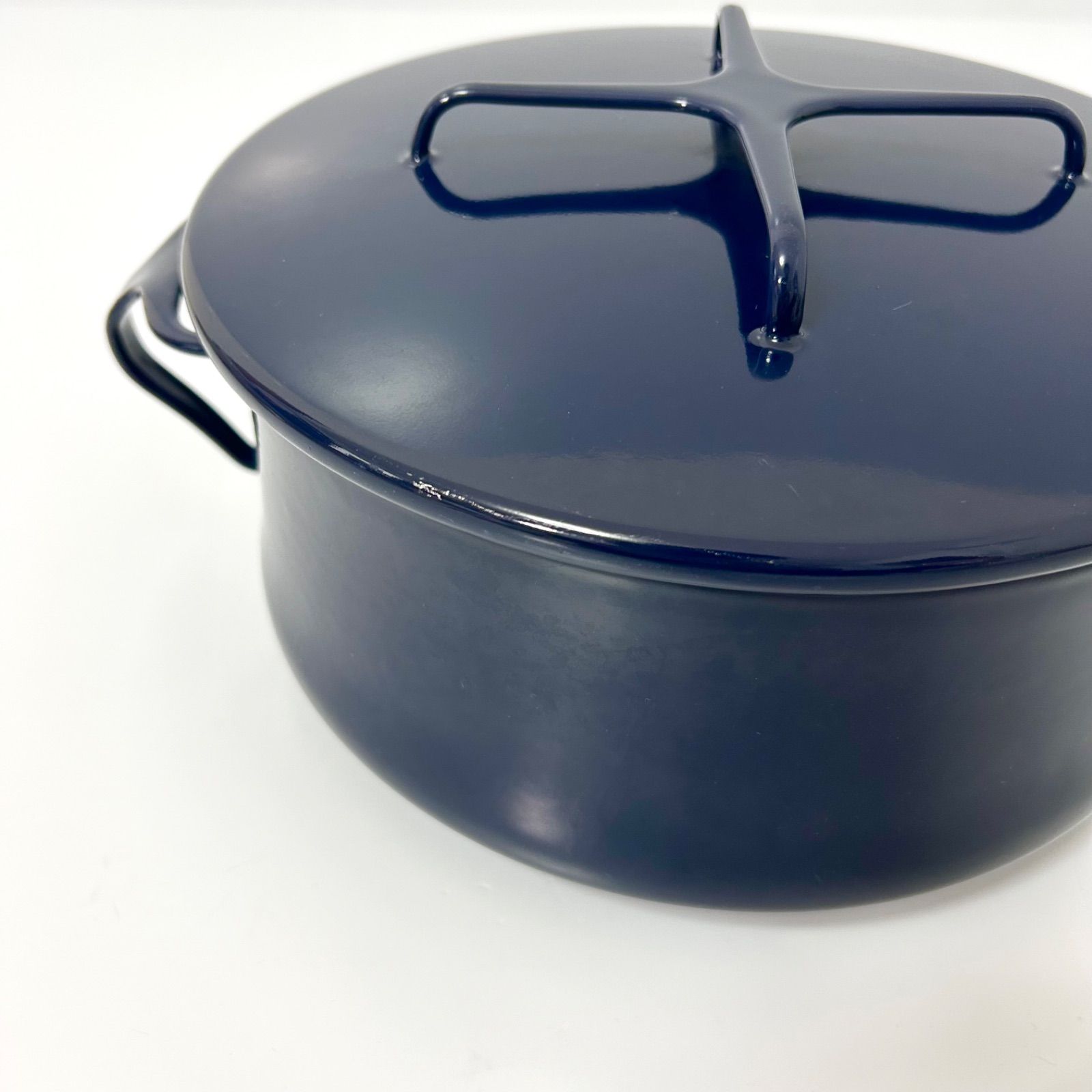 希少 DANSK ダンスク コべンスタイル ミッドナイトブルー 両手鍋 23cm 希少 DANSK ダンスク コべンスタイル ミッドナイトブルー 両手鍋 23cm