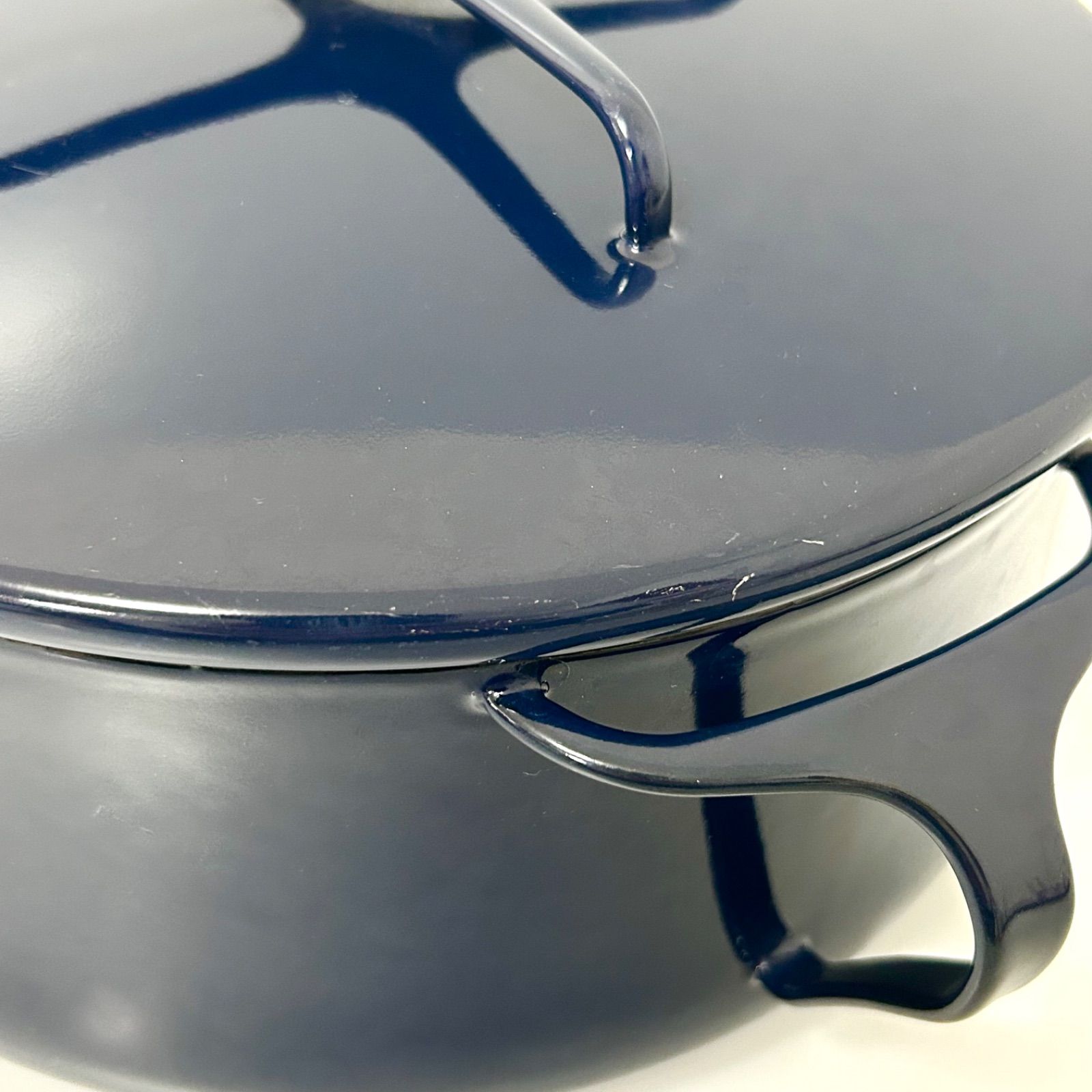 希少 DANSK ダンスク コべンスタイル ミッドナイトブルー 両手鍋 23cm 希少 DANSK ダンスク コべンスタイル ミッドナイトブルー 両手鍋 23cm