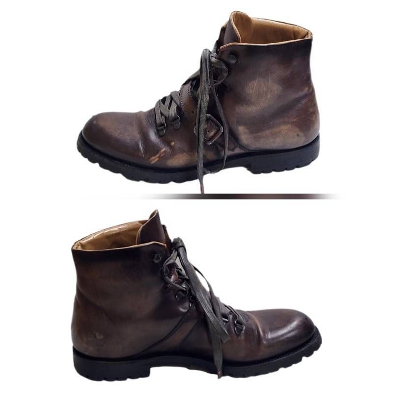 Berluti ベルルッティ ブルニコ レザー ブーツ ブラウン レザー 8 1/2