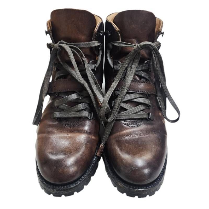 Berluti ベルルッティ ブルニコ レザー ブーツ ブラウン レザー 8 1/2