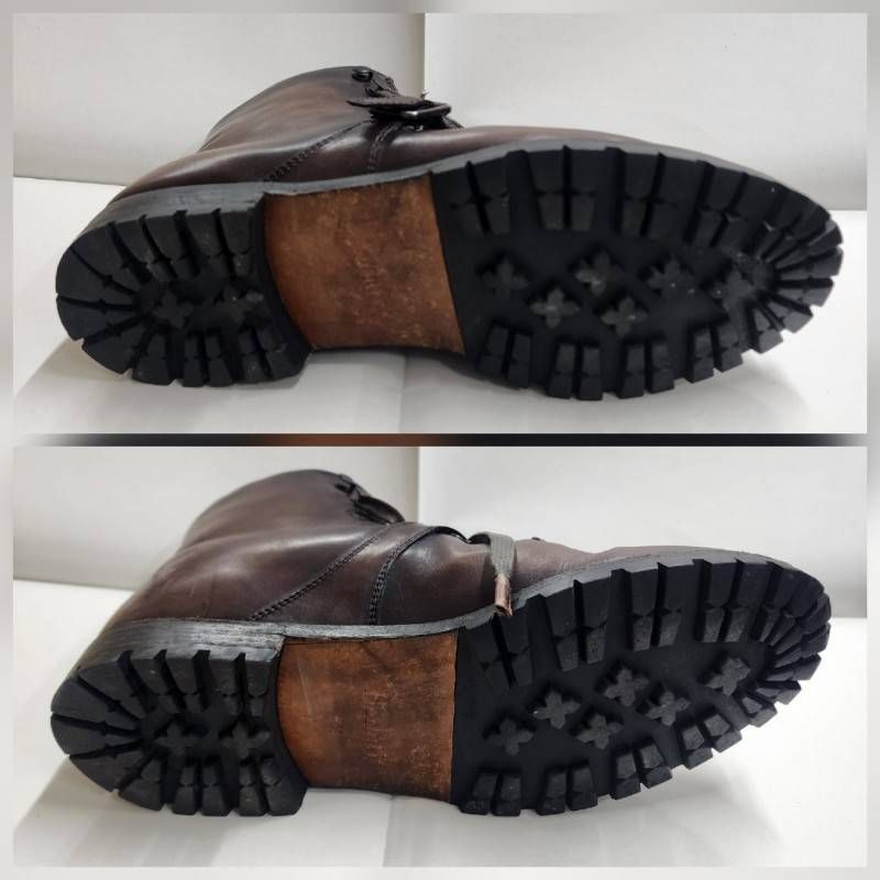 Berluti ベルルッティ ブルニコ レザー ブーツ ブラウン レザー 8 1/2