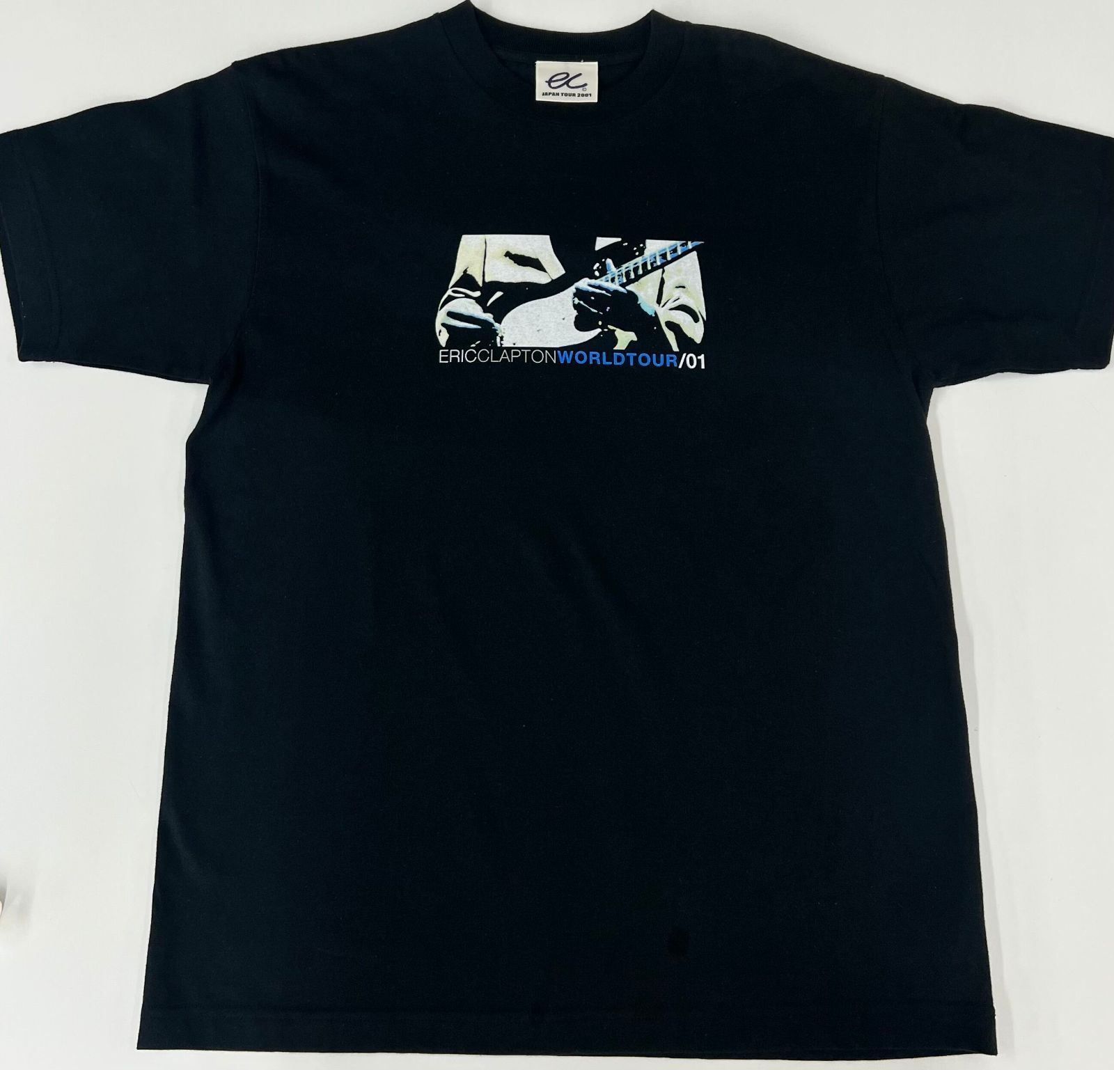 2001年 エリッククラプトン ジャパン ツアー公式グッズ ライセンスTシャツ エリッククラプトン 00s Eric Clapton ジャパンツアーTシャツ 公式