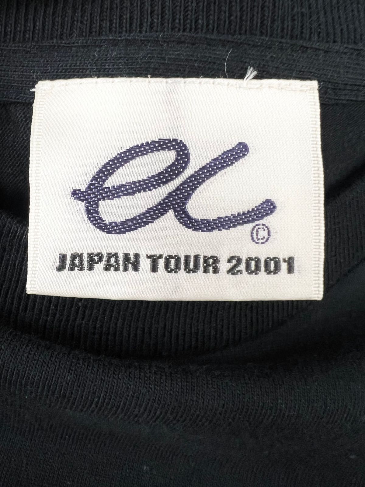 2001年 エリッククラプトン ジャパン ツアー公式グッズ ライセンスTシャツ エリッククラプトン 00s Eric Clapton ジャパンツアーTシャツ 公式