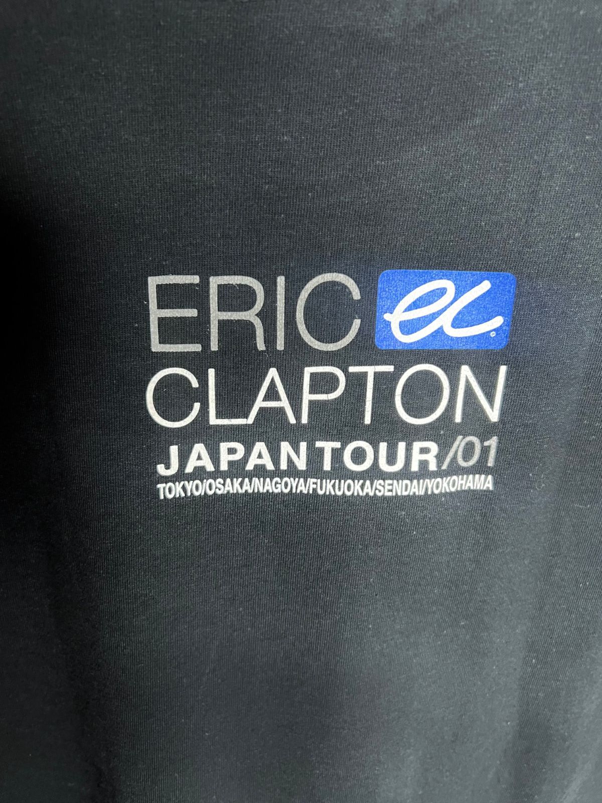 エリッククラプトン 00s Eric Clapton ジャパンツアーTシャツ 公式