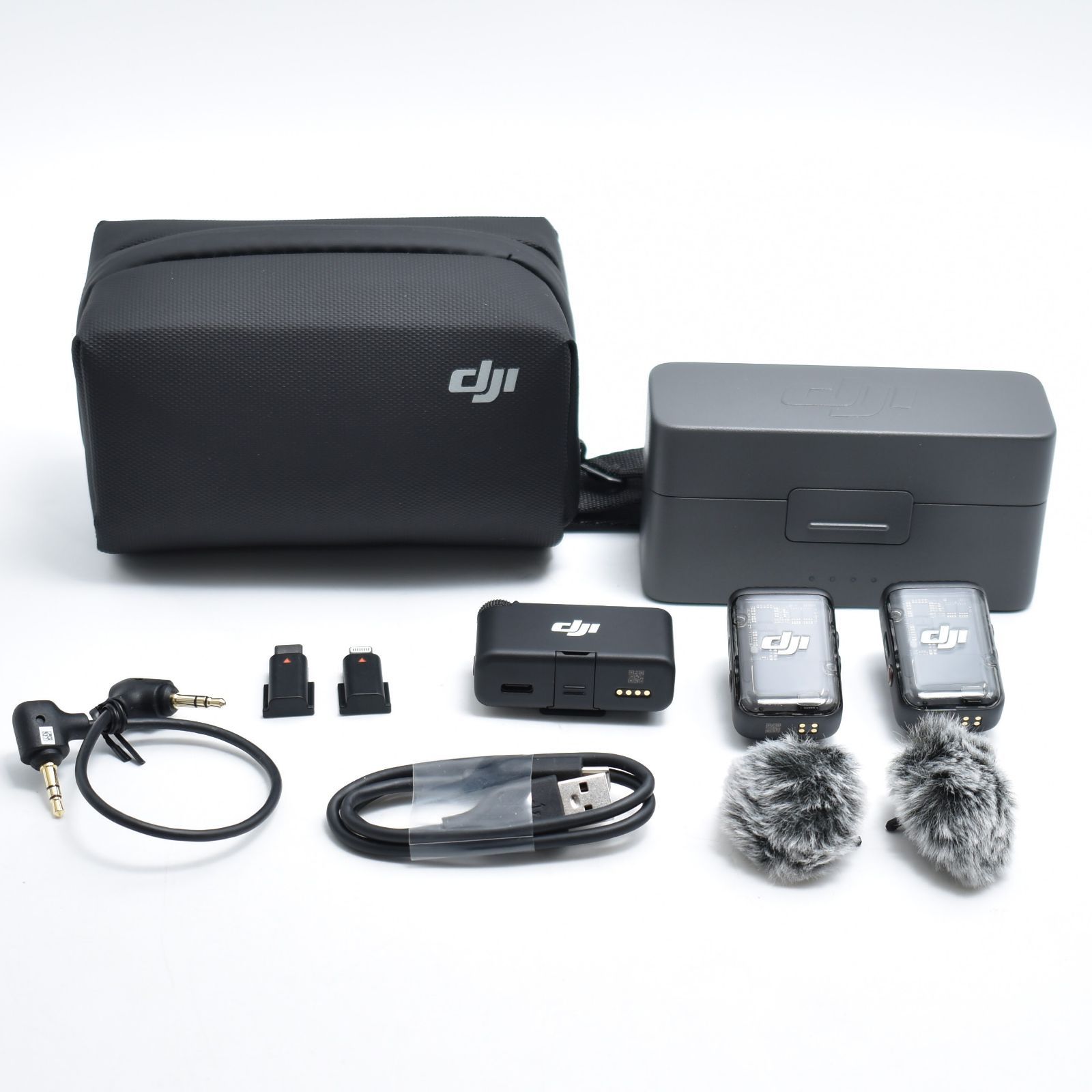 B#12083 DJI Mic 2（トランスミッター×2 + レシーバー×1 + 充電ケース 
