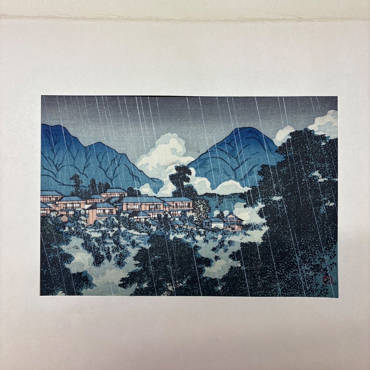 中古】 川瀬巴水遺作 日本新八景 付山川秀峰美人版画 巴水7枚・秀峰2枚