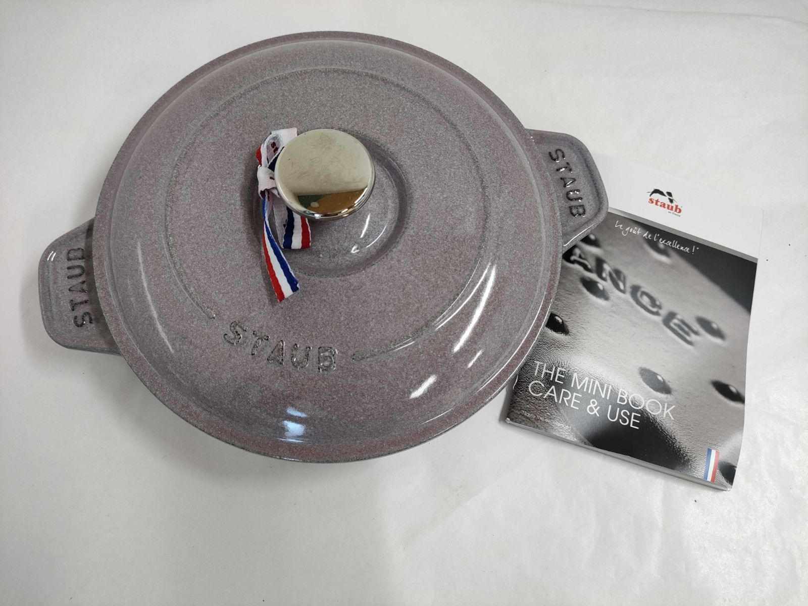 新品未使用 staub ストウブ ラウンドホットプレート シフォンズローズ