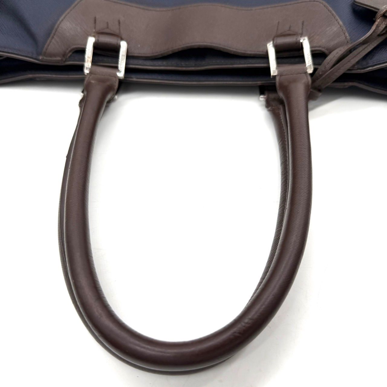 ペッレモルビダ トートバッグ 2way A4 ビジネス ネイビー ブラウン