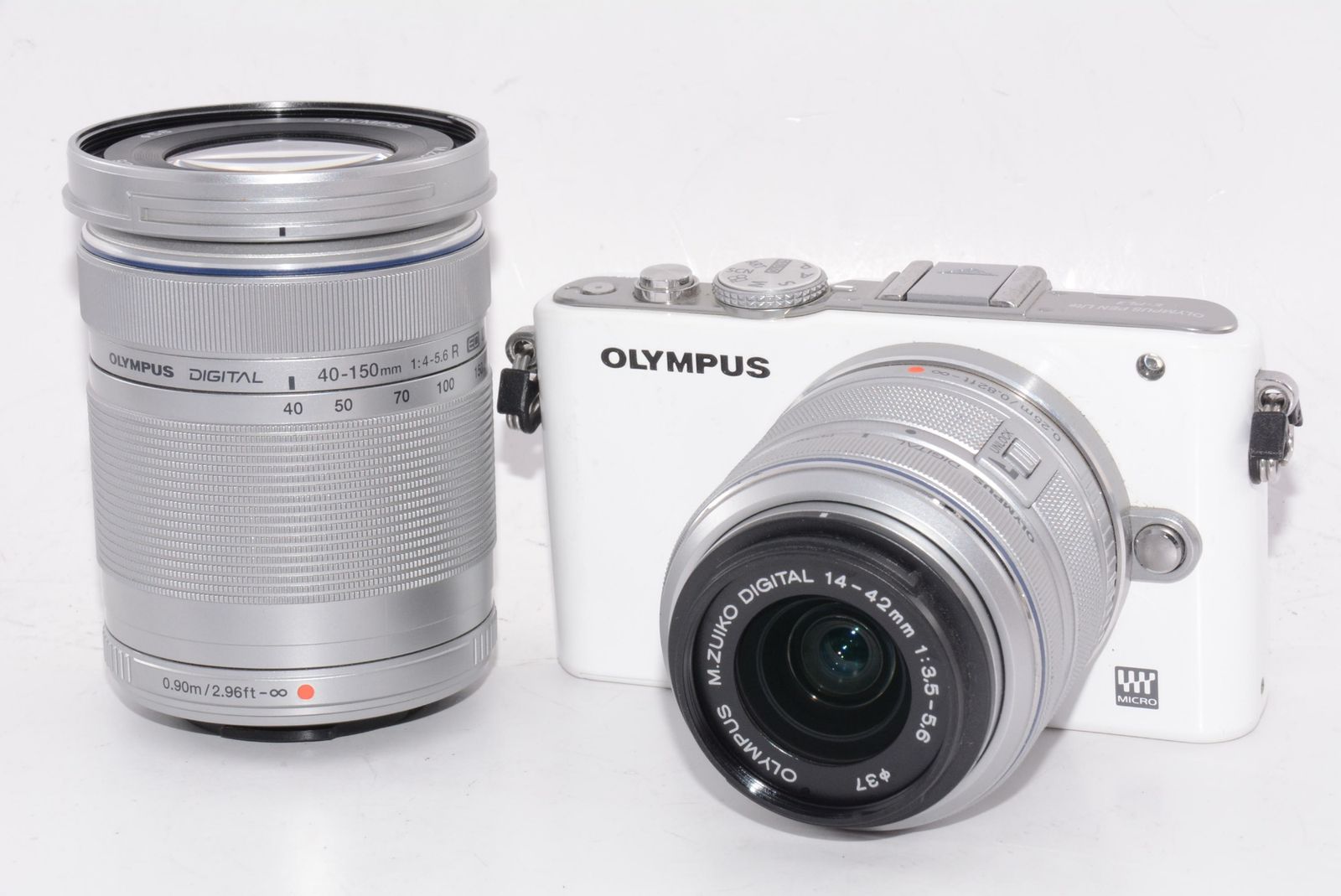 付属品多数 OLYMPUS PEN E-PL2 ダブルズームキット シルバー OLYMPUS ミラーレス一眼 E-PL2