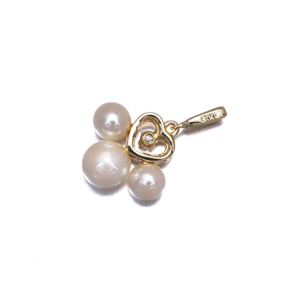 ミキモト ペンダントトップ ベビー パール 真珠 4.1-5.2mm ダイヤ