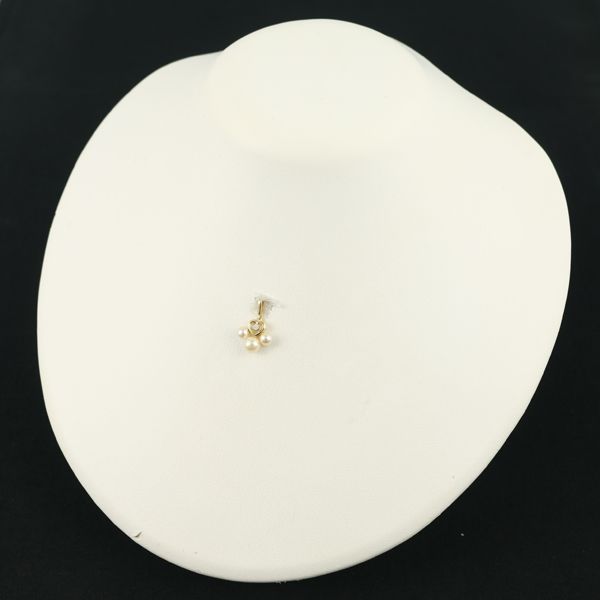 ミキモト ペンダントトップ ベビー パール 真珠 4.1-5.2mm ダイヤ
