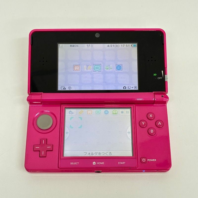 初期化済み/動作品】 Nintendo 3DS Pink CTR-001 任天堂 ニンテンドー