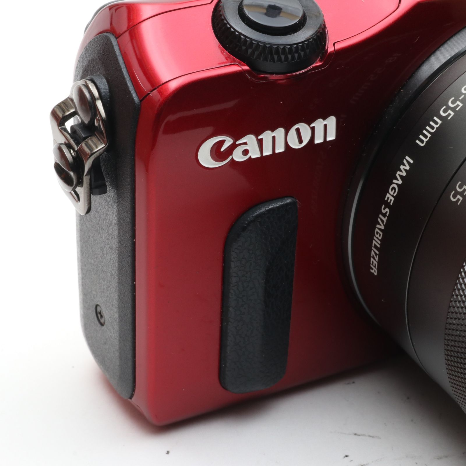 Canon EOS M レンズキット EF-M18-55mm F3.5-5.6 IS STM付属 レッド 