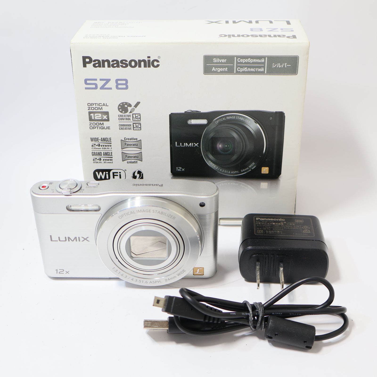 Panasonic LUMIX SZ8 動作確認済 デジタルカメラ コンパクトカメラ
