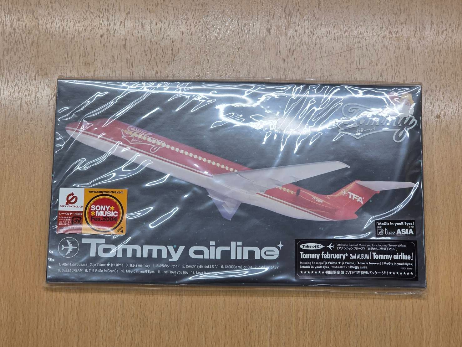 R80421 未開封 CD Tommy february6 2nd Album Tommy airline 初回限定