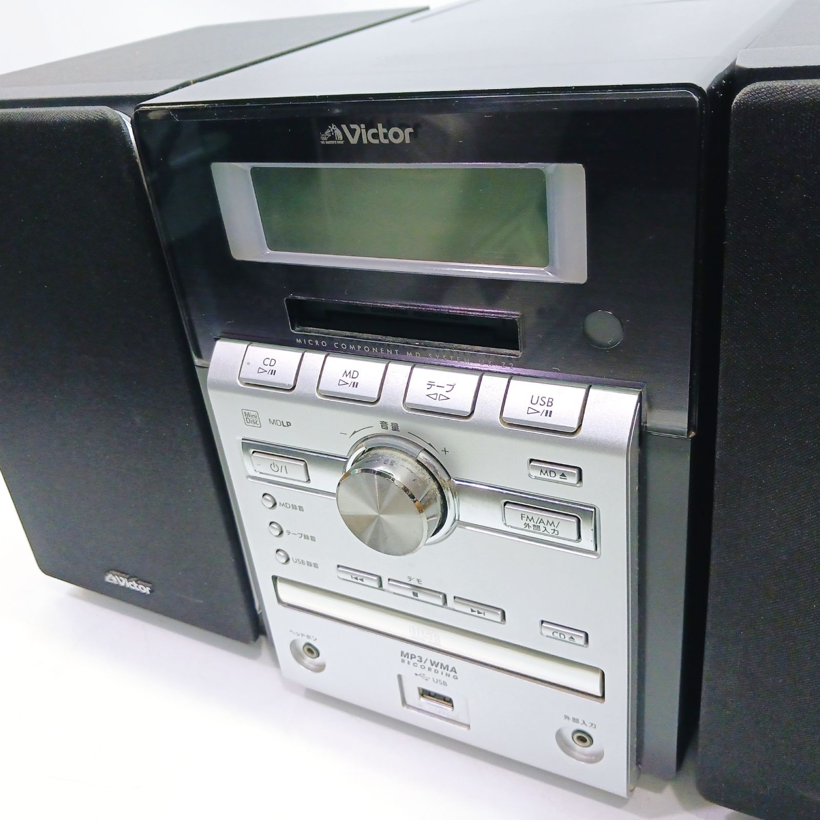 VICTOR CA-UXZ2 -B マイクロコンポーネントMD システム CD カセット