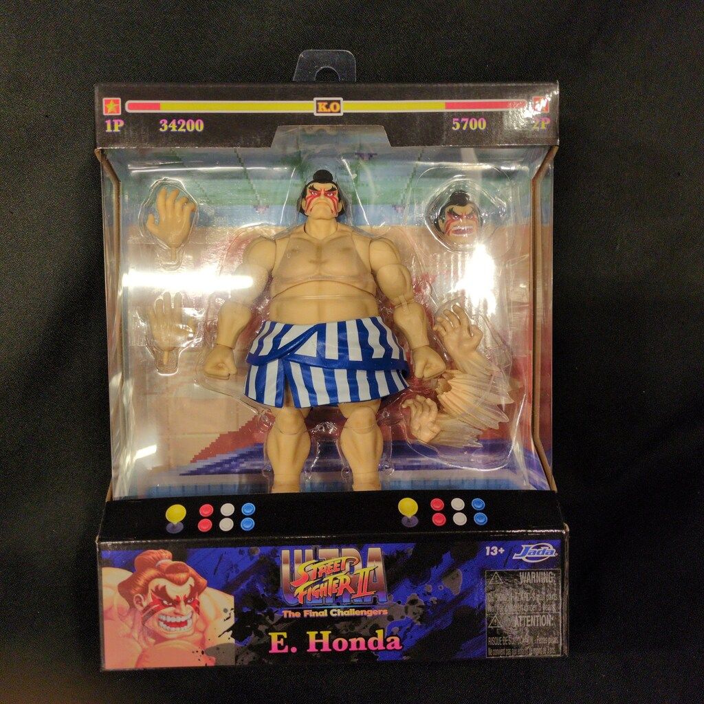 ♥️激レア♥️1993年製ストリートファイター II エドモンド本田 フィギュア Jada Toys アクションフィギュア ストリートファイターII エドモンド