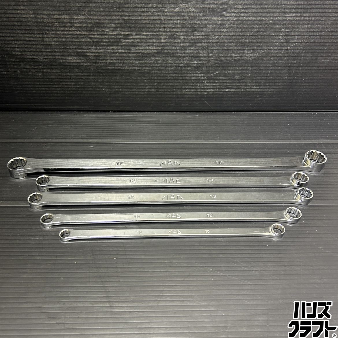 ▼【中古】MACTOOLS BHFM1719PA/1214PA/1213PA/1012PA/810PA メガネレンチ 5本セット マックツールズ