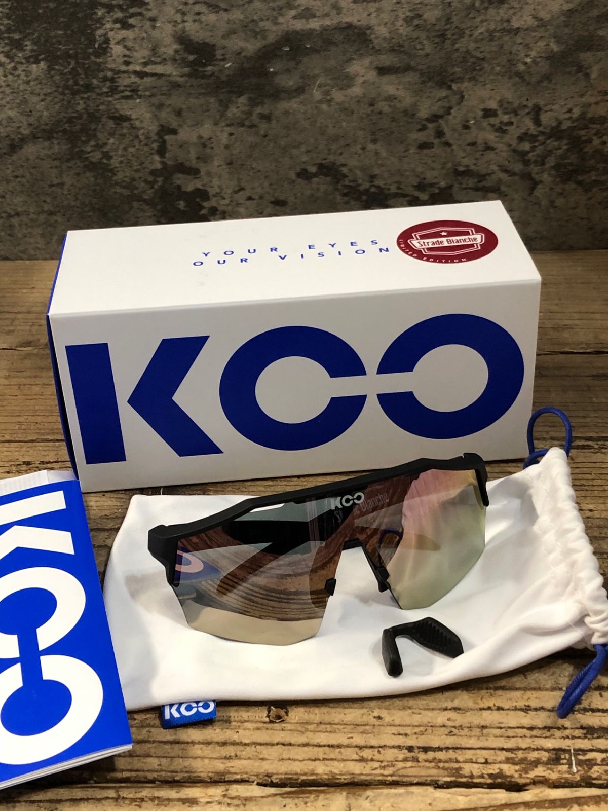 KA580 クー KOO ALIBI STRADE BIANCHE サングラス アイウェア ブラック