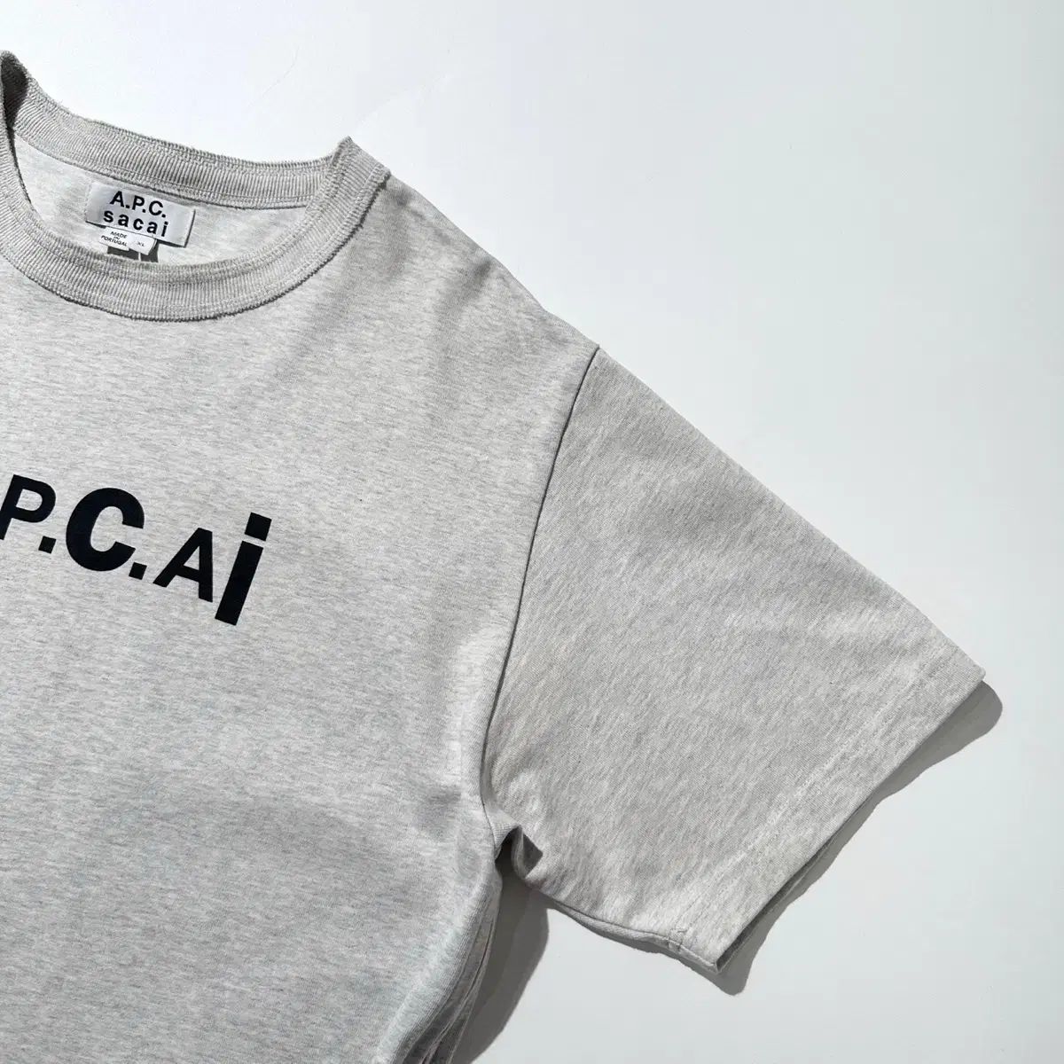 sacai x A.P.C. コラボ Tシャツ グレー Sacai x APC Taiyo Tee Grey New Medium Authentic | eBay