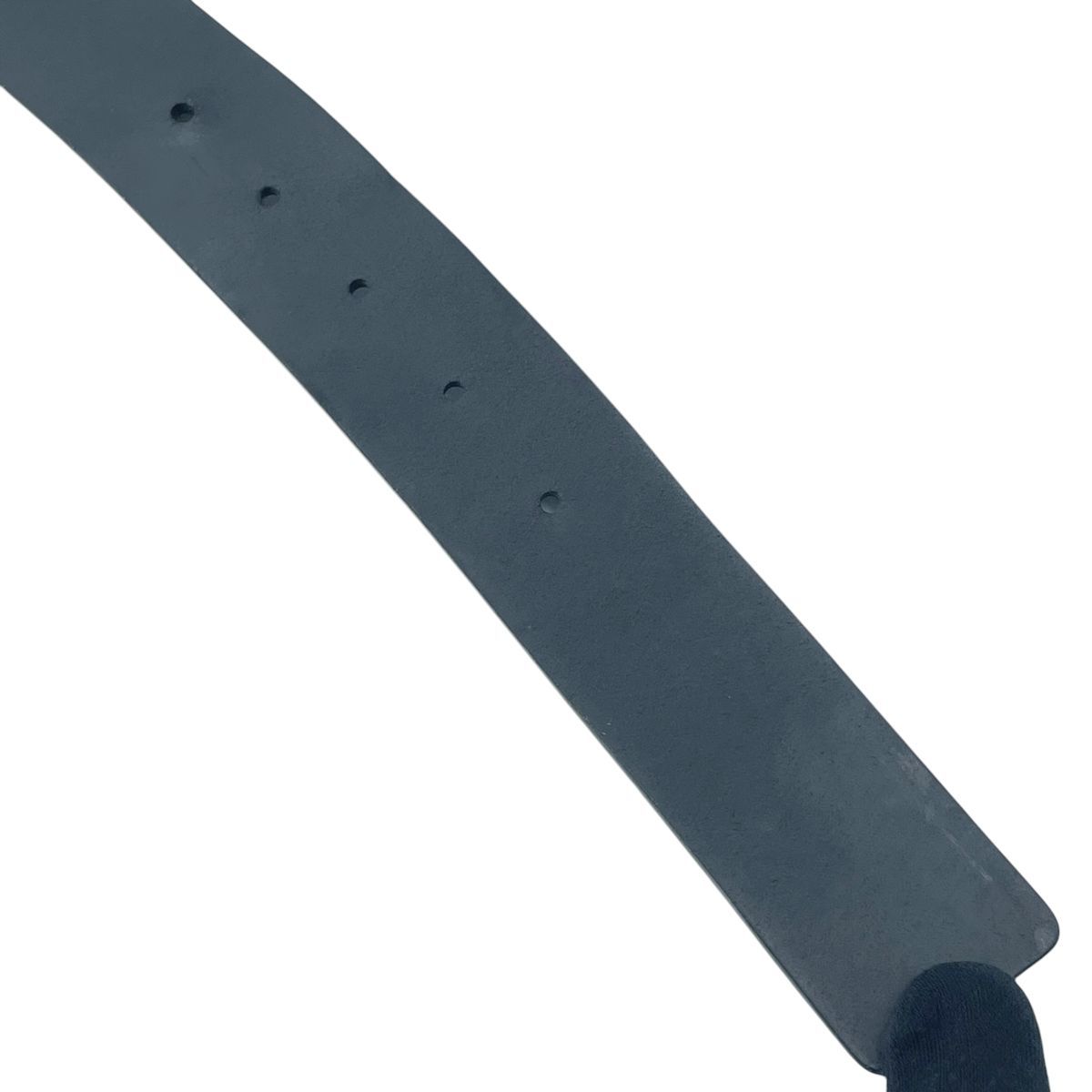 中古】 GUCCI グッチ インターロッキング レザー ベルト ブラック 黒