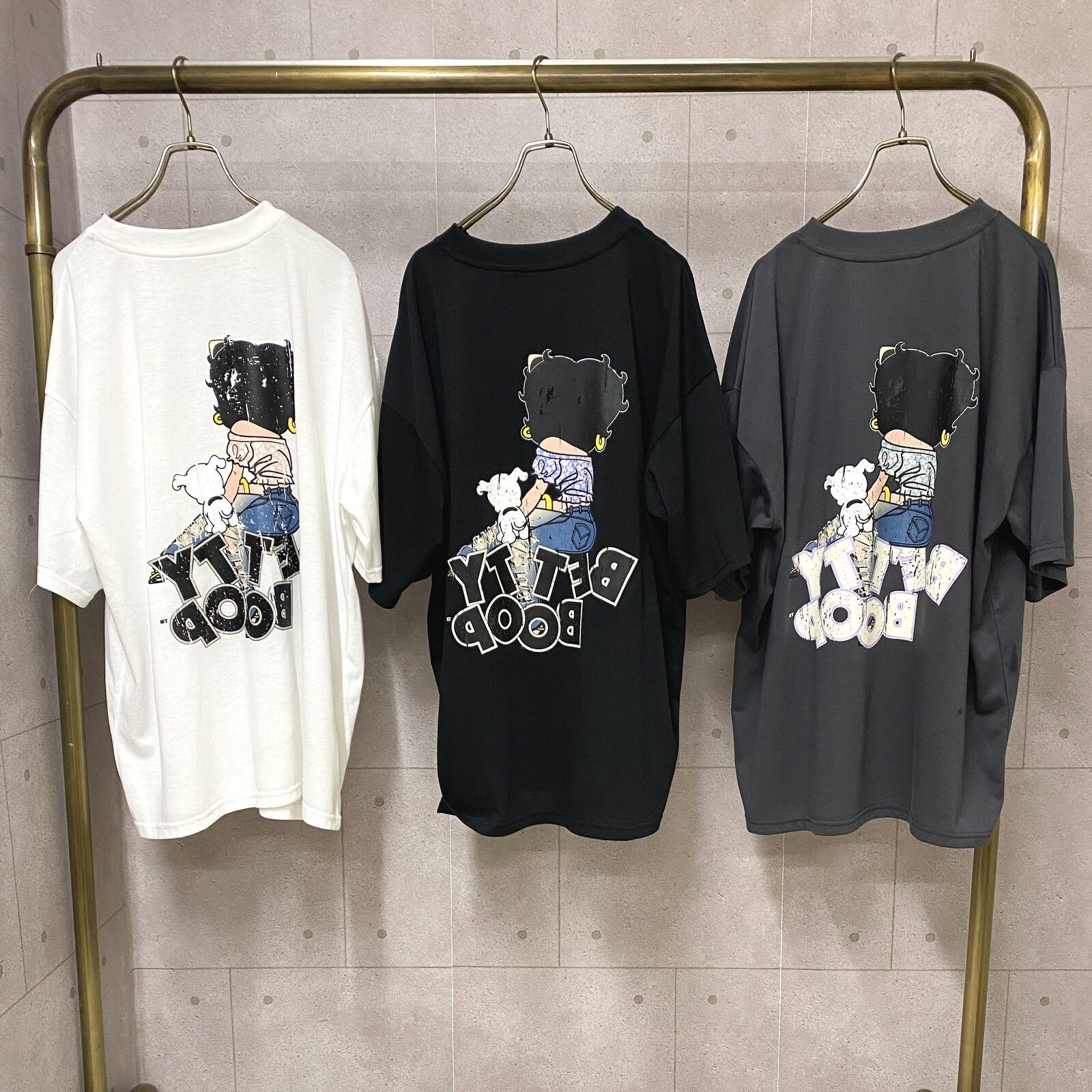 90s Betty Boop ベティブープ 天使 両面プリントTシャツ Lサイズ 90s Betty Boop ベティブープ 天使 両面プリントTシャツ Lサイズ