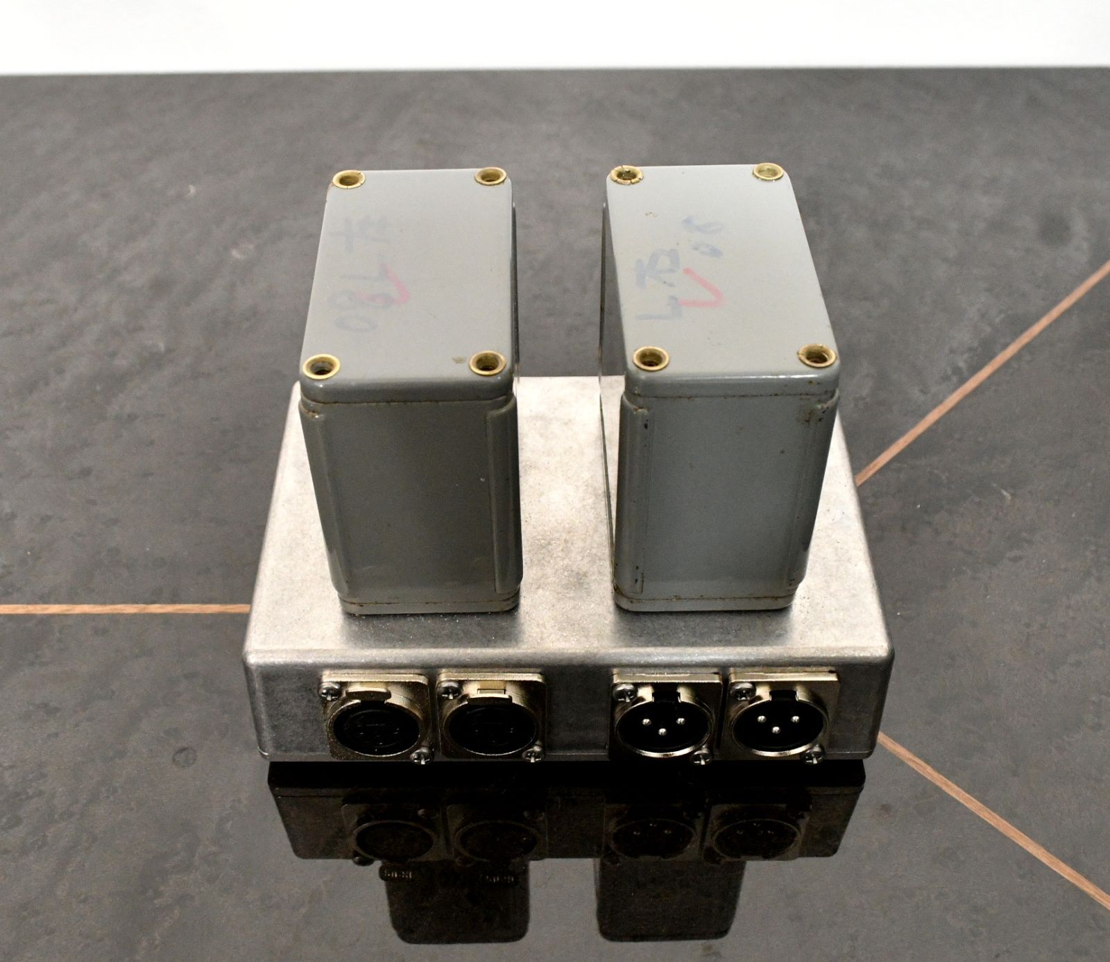 60年代 TAMURA No.21879 CDトランス RCA＜＞XLR 昇圧率1：1.5 動作