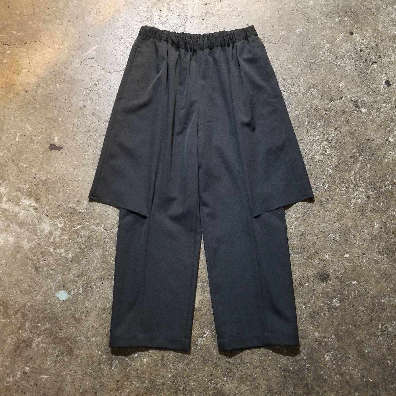 COMME des GARCONS 19aw カットオフデザイン 変形パンツ S