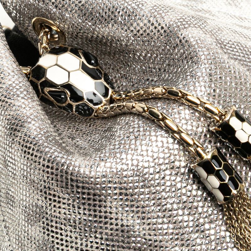 美品 ブルガリ セルペンティフォーエバー バケットバッグ ショルダーバッグ レザー レディース BVLGARI 【1-0225153】 BVLGARI - 美品 ブルガリ セルペンティフォーエバー バケットバッグ