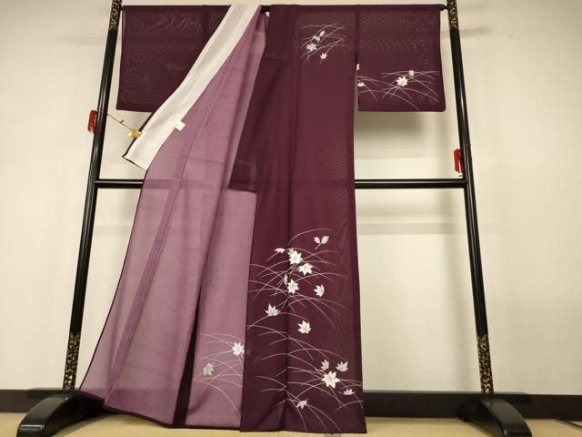 平和屋着物＊夏物　訪問着　絽　舞葉文　洗える着物　AABH3187jd 平和屋着物＊夏物 訪問着 絽 舞葉文 洗える着物 AABH3187jd - メルカリ
