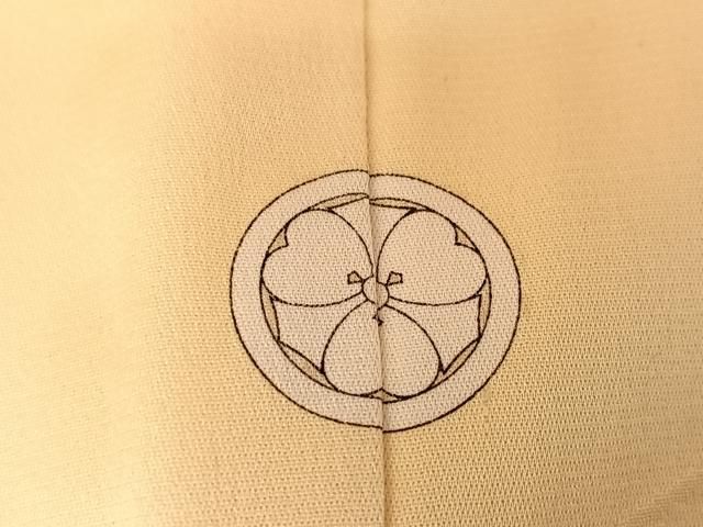 平和屋着物○訪問着 総刺繍 孔雀文 暈し染め 金銀糸 正絹 逸品