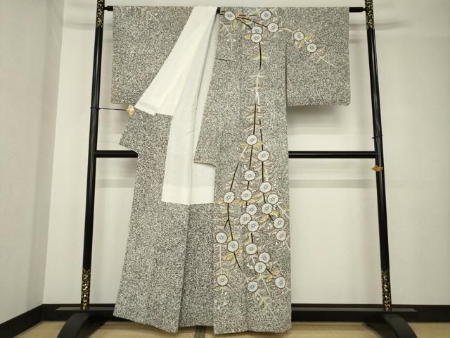 平和屋着物●訪問着　枝垂れ花文　正絹　逸品　AABH3346ck 平和屋着物○訪問着 枝垂れ花文 正絹 逸品 AABH3346ck - メルカリ