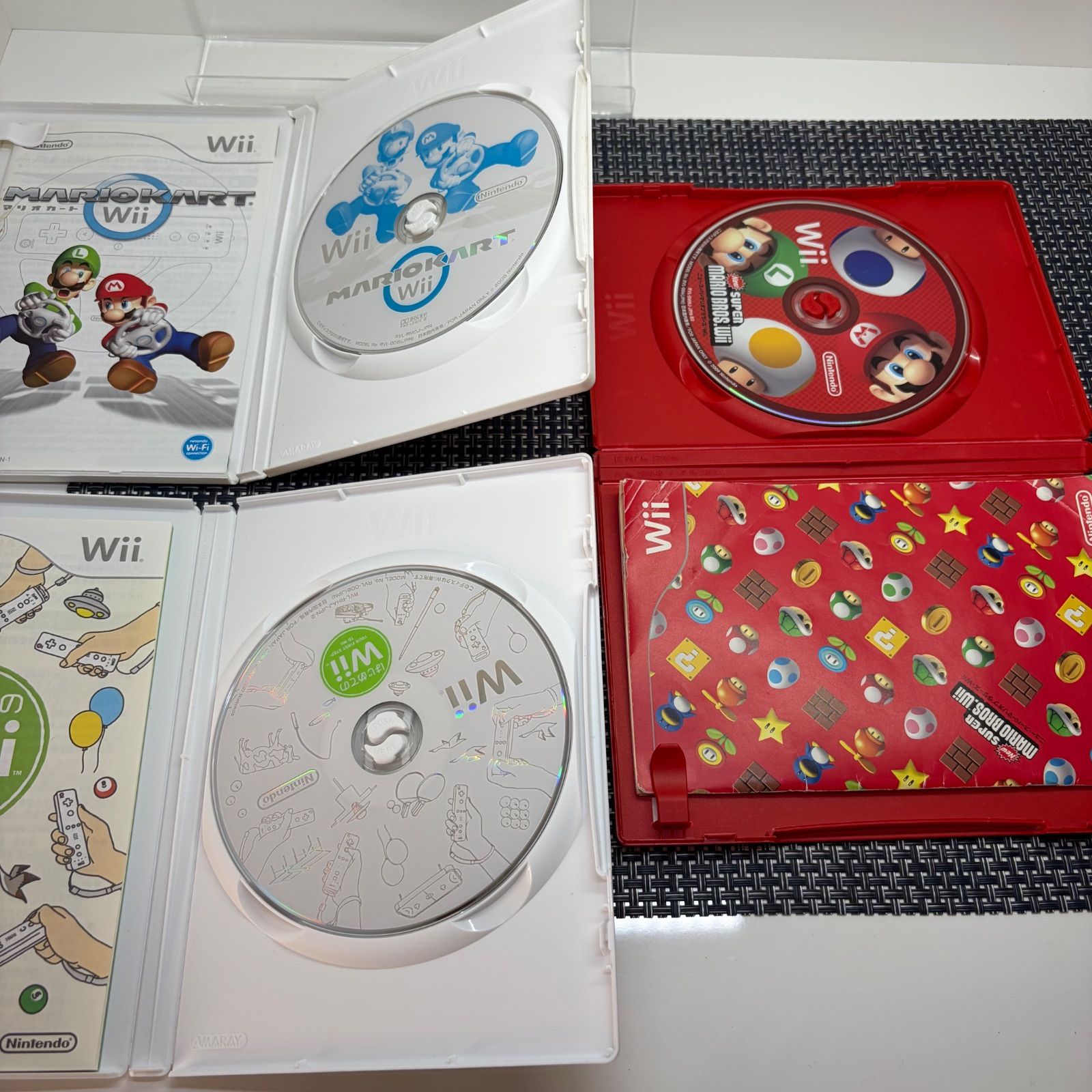 動作確認済】Wii 本体 リモコン2本 マリオカートセット c - メルカリ