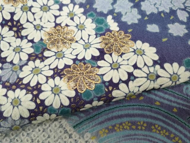 平和屋着物●ブライダルファッションデザイナー・桂由美　黒留袖　刺繍　立波草花文　十二単風　暈し染め　金糸　逸品　未使用　CABE7011ut 平和屋着物○ブライダルファッションデザイナー・桂由美 黒留袖 刺繍