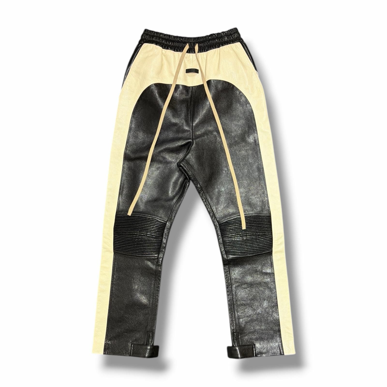 参考上代902000円 FEAR OF GOD 8th moto leather pants モトクロス 