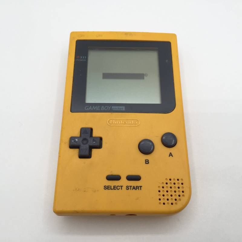 【動作品】 ニンテンドー ゲームボーイ ポケット 本体 イエロー Nintendo Game Boy Pocket DB11