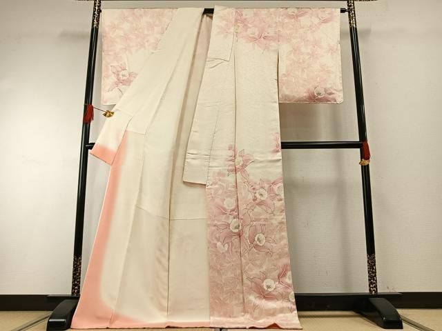 平和屋着物●訪問着　舞花文　金彩　正絹　逸品　AABH0899fy 平和屋着物○訪問着 舞花文 金彩 正絹 逸品 AABH0899fy - メルカリ