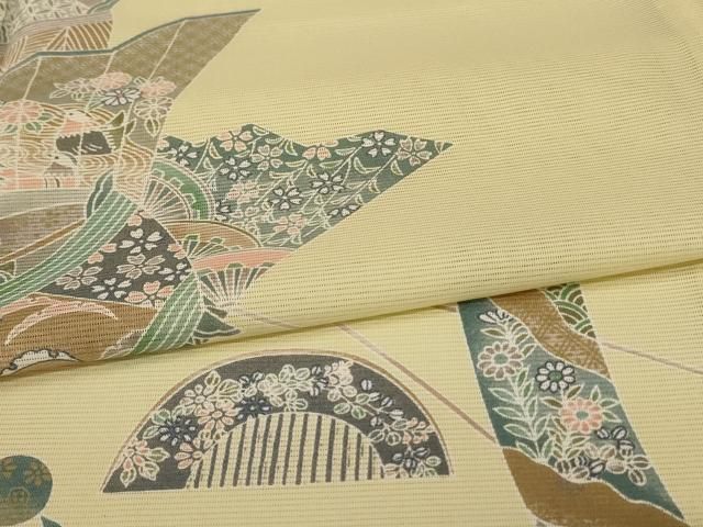 平和屋着物＊夏物　訪問着　絽　糸巻文　洗える着物　AABH3909jd 平和屋着物＊夏物 訪問着 絽 糸巻文 洗える着物 AABH3909jd - メルカリ